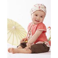 2012-cute-baby-suit-pink-top-brown-short-pants-headband-baby-wear-free-shipping